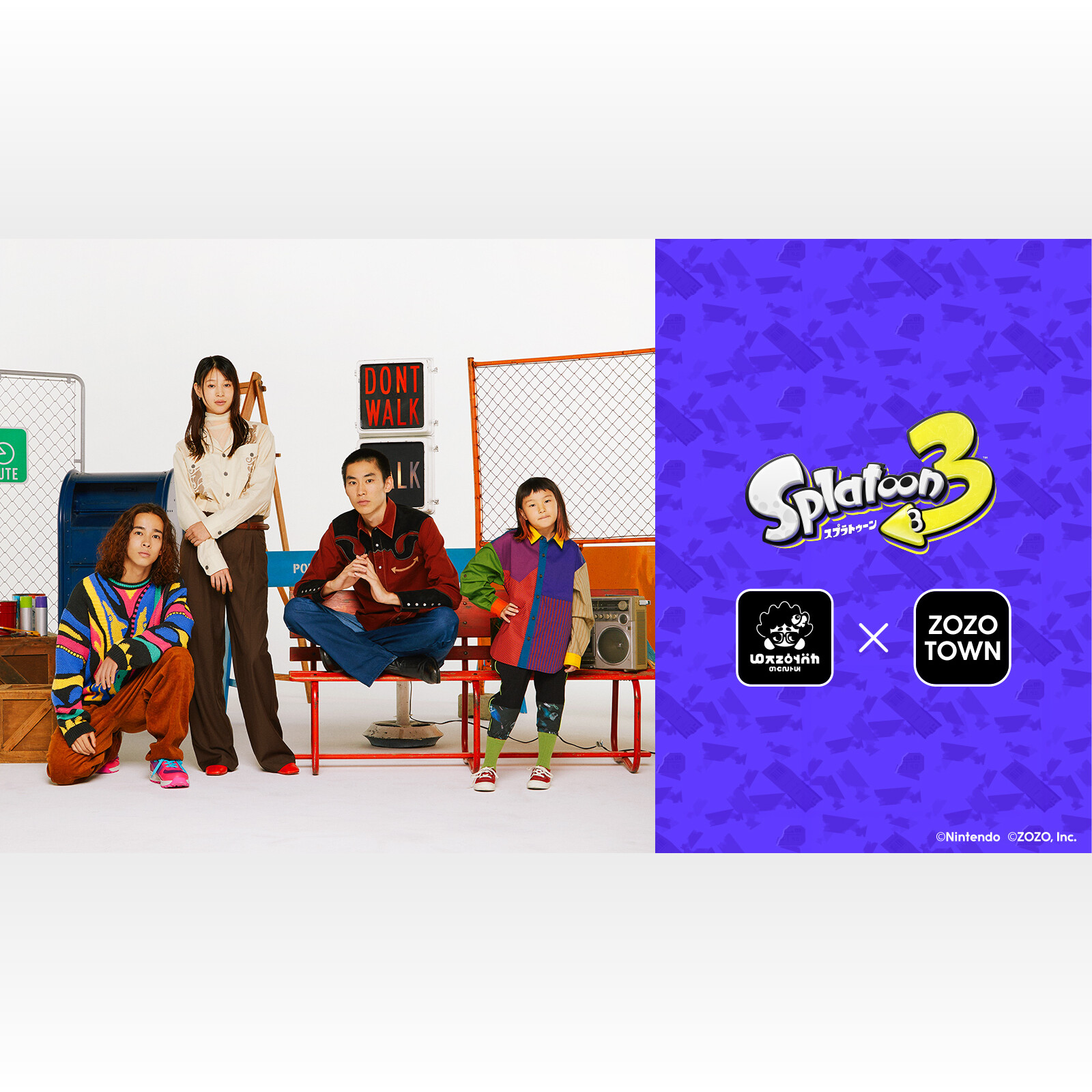 スプラ3ZOZOTOWN」9月13日よりコラボ商品発売!ゲーム内のギアを スプラ3ZOZOTOWN」9月13日よりコラボ商品発売!ゲーム内のギアを