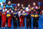 卓球の韓国オープンに南北合同チーム