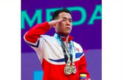 重量挙げ男子のオムが金メダル…重量挙げ世界選手権
