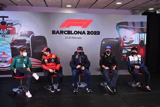 F1バルセロナテスト2日目会見 新型マシンは 高速コーナーで安定 バウンシングが大きい とドライバーの感触はさまざま 22 年2月25日 Biglobeニュース