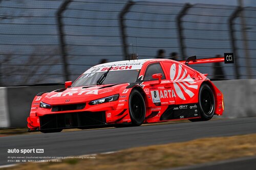 スーパーGT富士公式テストは2日目。ウエットからドライに変わる スーパーGT富士公式テストは2日目。ウエットからドライに変わる
