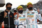 初優勝の河野駿佑「実力もチーム全体のレベルも上がってきている」【第2戦GT300決勝会見】