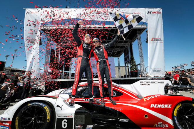 画像：6号車ポルシェが逆転勝利で7号車の連勝ストップ。BMWの連続ポールは継続中/IMSA第4戦