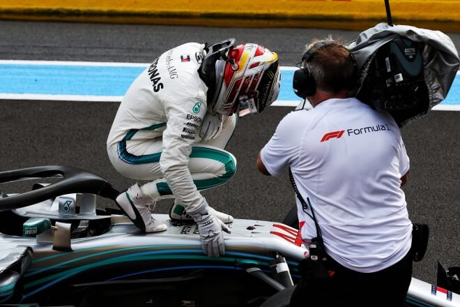 画像：ハミルトン「ポールはうれしいけれど、完璧なラップでなかったことが残念」：F1フランスGP土曜