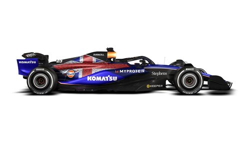 ウイリアムズF1、ホームGPイギリス用マシンカラーリング を発表。従業員への感謝を示し、全1005人の名前を国旗の中に記載（2024年7月3日）｜BIGLOBEニュース