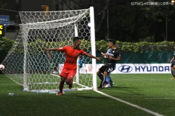 画像：アルビレックス新潟シンガポールが4ゴールを決めて決勝進出を決めた