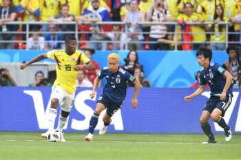 画像：2018 FIFA ワールドカップ ロシアで日本代表とも対戦したレルマ（左）[写真]＝Getty Images