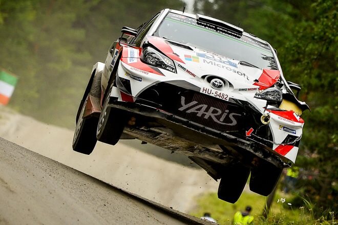 画像：WRCフィンランド：シェイクダウンでトヨタのハンニネンがクラッシュ。シトロエンが最速