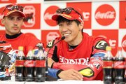 Team HRCの長島哲太「素直にまずはホッとした。表彰台に戻ってこられてすごく感謝しています」/鈴鹿8耐 決勝トップ3会見