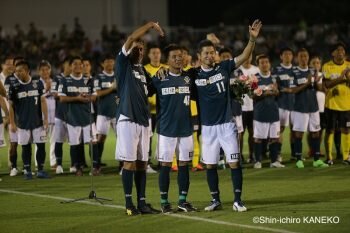 画像：永井秀樹の引退試合に豪華メンバーが集結。ハットトリックで有終の美を飾った [写真]=兼子愼一郎