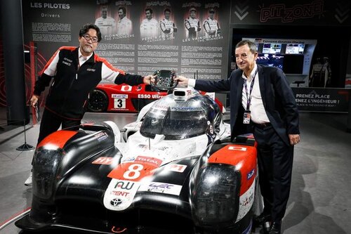トヨタ、2020年優勝車『TS050ハイブリッド』を特別展示開催中の トヨタ、2020年優勝車『TS050ハイブリッド』を特別展示開催中の