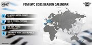 EWC:2021年カレンダー変更。鈴鹿8耐中止に伴い、第4戦モスト8時間を追加