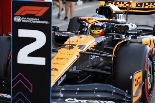 ルーキー、ピアストリが予選2番手「アップグレードにより ルーキー、ピアストリが予選2番手「アップグレードにより