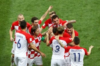 画像：ロシアW杯で準優勝したクロアチア代表 [写真]＝Getty Images