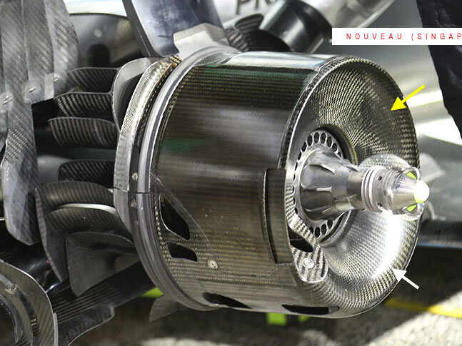 画像：F1技術解説:シンガポールGP以降のメルセデス躍進に一役買った新ブレーキ冷却システム