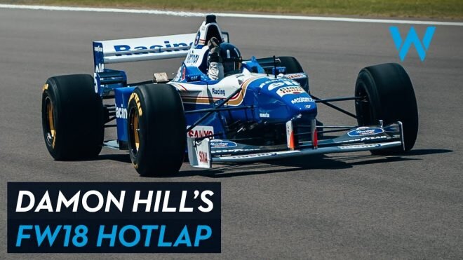 【動画】元F1チャンピオンのデイモン・ヒル、かつての愛車ウイリアムズFW18で往年の走りを披露（2021年10月21日）