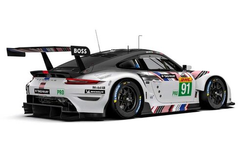 ポルシェ、911 RSRのLMGTEプロ最終レース特別カラーリングを公開