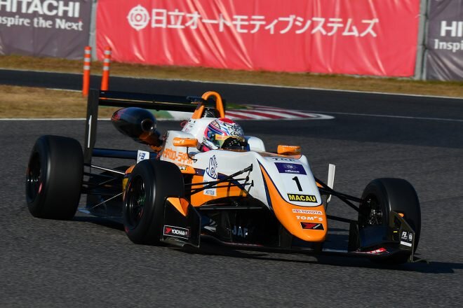 画像：全日本F3：鈴鹿合同テストの総合首位は坪井に。2日目午後は阪口晴南が最速