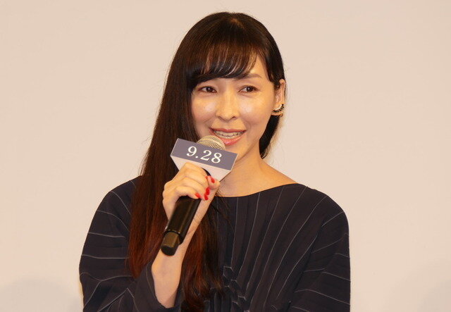 画像：麻生久美子／『散り椿』完成報告記者会見