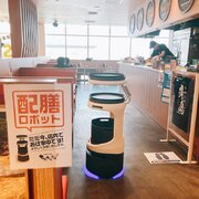 出来立てのお好み焼きを届けるのは...「配膳ロボット」　広島のお好み焼き店に導入された「SERVI」への期待