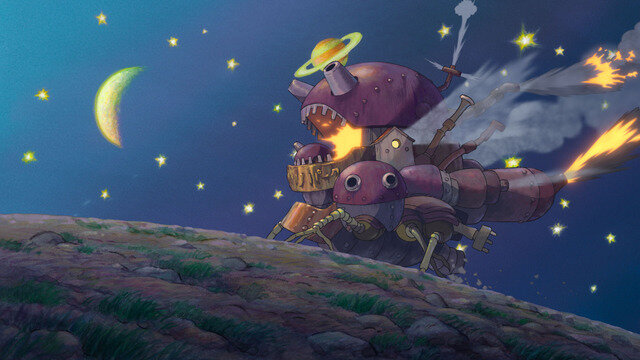 画像：新CM「ジブリパーク ゆっくりきて下さい。動く城編」スチール　Ⓒ 2024 Hayao Miyazaki, Studio Ghibli