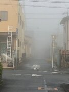 霧に包まれた静岡、文字通りサイレントヒルと化す