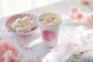 画像：＜ローソン＞春を彩る『桜ラテ』、MACHI cafe＋から新発売！桜の香りがふんわり広がる、さくら色のスペシャルなドリンク