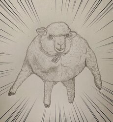 もう二足歩行にしか見えない 兵庫の動物園で発見された マッチョ羊 に騒然公式がまさかのイラスト化 年7月10日 Biglobeニュース