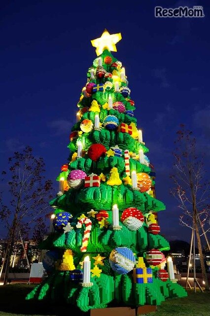画像：レゴクリスマスツリー