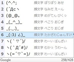 3 この顔文字の名称がまさかの人名 たかざわじゅんすけ に驚愕 16年10月28日 Biglobeニュース