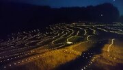 1万個のLEDがほんわり夜空を彩る　千葉・鴨川の絶景「大山千枚田」に癒される