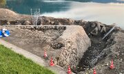 「日本最古の石ハネ」「加藤清正時代のものと酷似」　歴史的遺構、球磨川の堤防で「今だけ」露出中